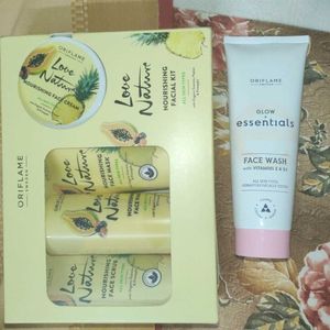 Combo Offer Oriflame Facial Kit And Face Wash 😍❤️