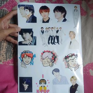 100 BTS cute stickers