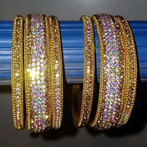 Metal Multicolor Bangles/Kada