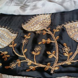 Saree With Stone Work