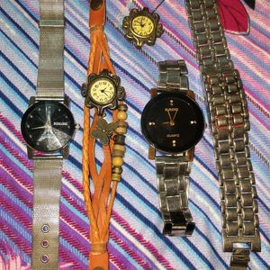 sale 🔥🔥working watches combo with extra straps