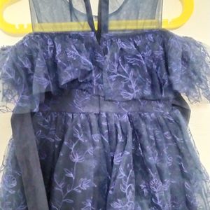 Navy Blue Frock Of 3 To 4 Years