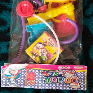 Dr Set, Doll, Fruits & Truck Combo Toys