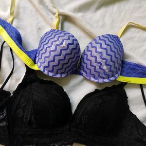 Lace Padded Bra Combo