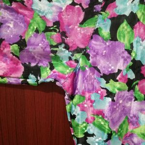 Floral Multicolour Kurti