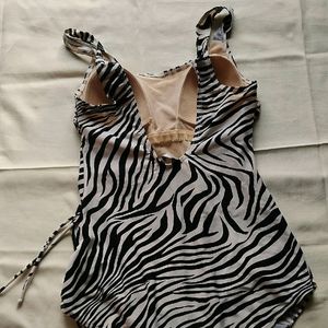 Zebra Print Body Suit