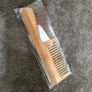 Wooden Shampoo Comb