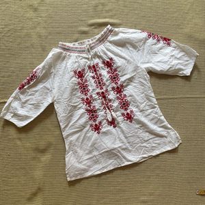 Cotton Embroidered Tunic