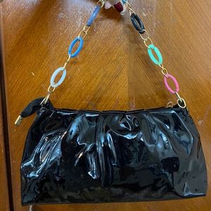 BLACK party HANDBAG