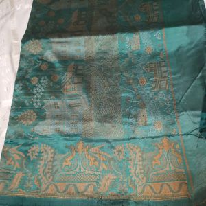 Green Gold Silk Saree