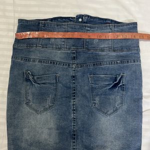 Blue Denim Skirt