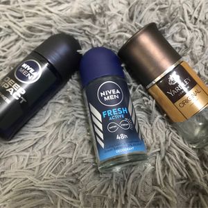 Nivea And Yardley Roll On Deodorant Empty Bottles