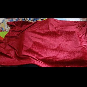 New Beautiful Saree With Velvet Blouse Piece