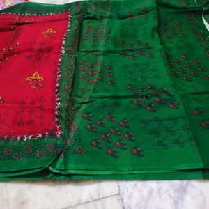 Very Beautiful 100% Cotton Saree