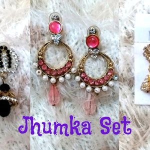 3 Jhumka Combo💜