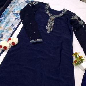 Pakistani Blue Heaven Suit Set