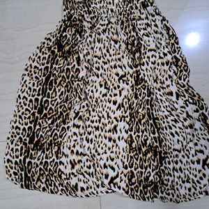 Leopard Print Skirt