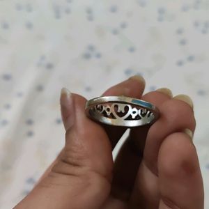 Premium Silver Plated Women's Crown Ring