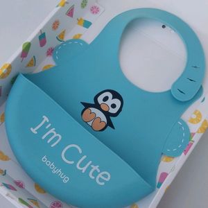 Silicone baby bib