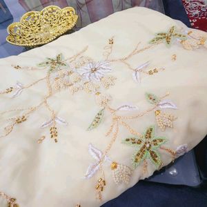 Hand Embroidery Saree