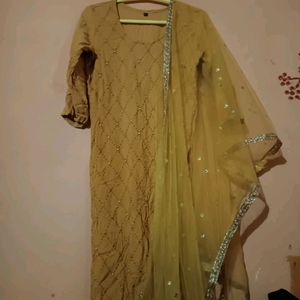 Yellow Kurti Set