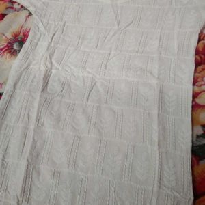 White Chikankari Kurta