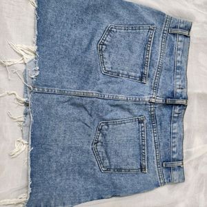 Denim Skirt And Top