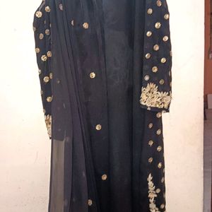 Black Kurta Attached Dupatta💥👯