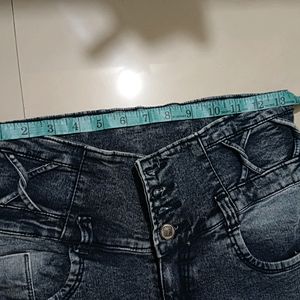 Jeans With Beautiful Waist Design