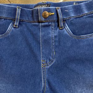 Unused Go Colours Womens Denim Knee Length Shorts