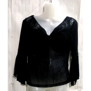 Stylish Black  transparent Top For women's