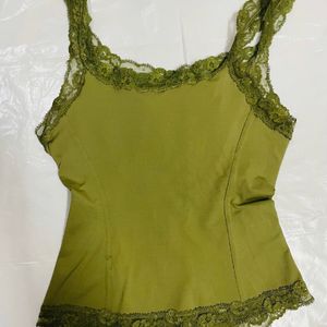 Green Corset Top