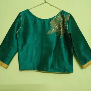 Lehenga Choli Teal Green