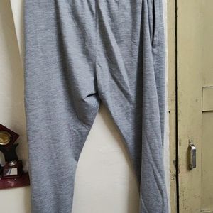 Mens Grey Joggers With Zip Up Pockets