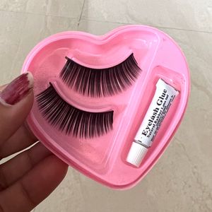 Eyelashes With Glue