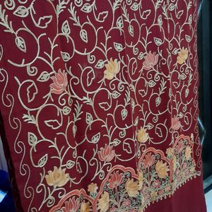 Kashmiri Embroidery Woollen Shawl