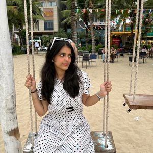 Black White Polka Dot Dress