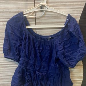 L.O.V. Navy blue Top- M