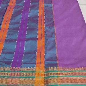 New🌟 Handloom Soft Silk Saree With Border