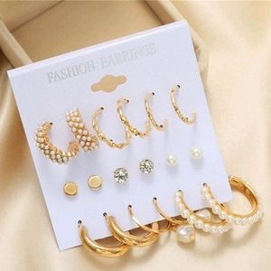 9 Pair Earrings and studs