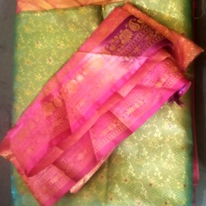 Kanchivaram  Pattu Saree With Blouse Piece...