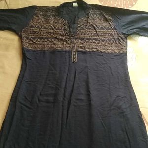 Navy Blue Kurti