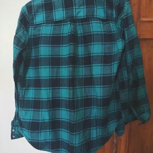 Max Green blue check Shirt