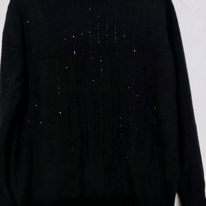 Embellished Woolen Top