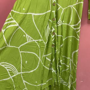 Women printed flared kurta