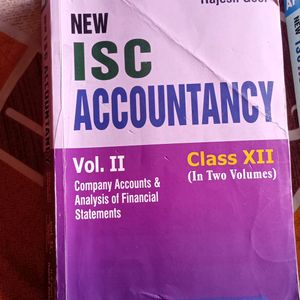 ISC Accountancy Class 12