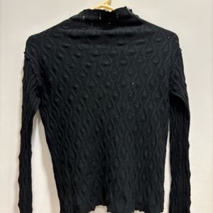 Black Turtle Neck Sweater