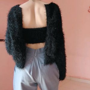 Dior Inspired Faur Cardigan