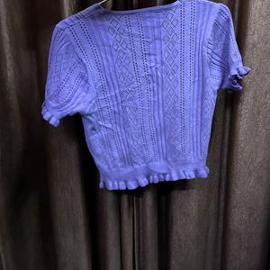 Knitting Top Only One Time Wear