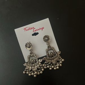 Oxidised Jhumka